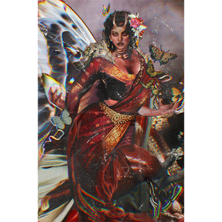 Metal Print F - Angela Wu "A Pleasant Point"