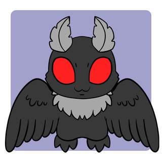 Mothman Enamel Pin