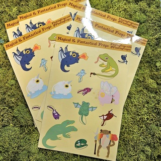 Mythical & Fantastical Frogs Sticker Sheet