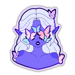 Butterfly Plague Variant Sticker