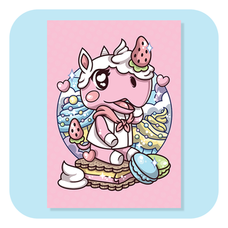 A6 Postcard - Animal Crossing - Merengue