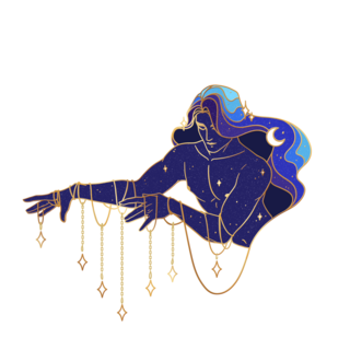 The Night Sky Jumbo Pin - OG