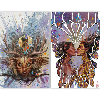 DAVID MACK ATTACK DOUBLE DURA Gold Metal, Silver Metal & Paper Set