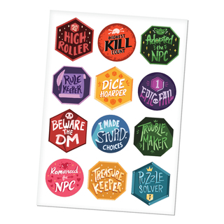 Achievement Badge Sticker Sheet