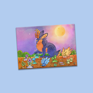 Rainbow Harvest Jackalope Magnet