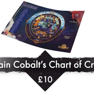 Captain Cobalt's Chart of Creation Physical Map