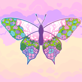 Hydrangea Hues Enamel Pin