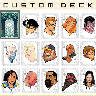 Deck of White Ash Comics Playing Cards