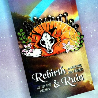 Fox Skull Pin *Low stock*