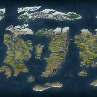 Cloth World of Imaria Map