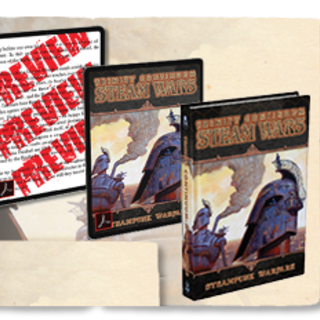 [PRE-ORDER] Trinity Continuum: Steam Wars hardcover + PDF Combo