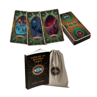 Threads of Destiny Tarot Deck with Guide Book and Bag