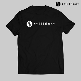 Official Stillfleet T-shirt: Void Black Logo—Two-Sided