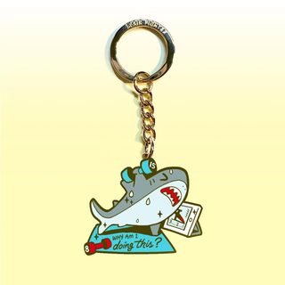 Keychain Exercise "Why am I doing this?" Shark