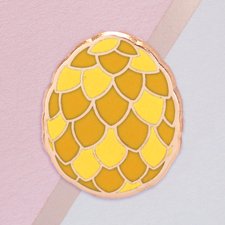 Yellow Dragon Egg Mini Pin