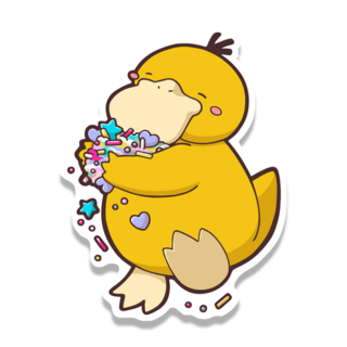 Sprinkle platypus sticker