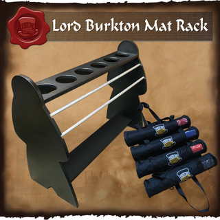 The Lord Burkton Meeple Mat Storage Rack