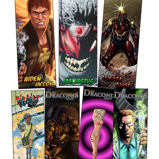 Draconis Metal Bookmark set (7)