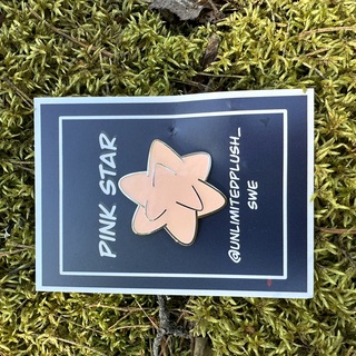 Pink star pin