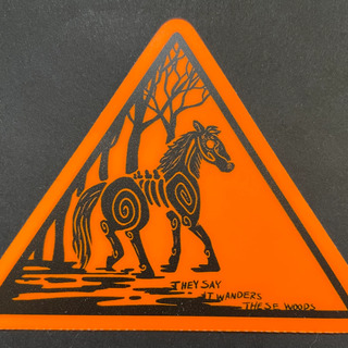 Fluorescent kelpie stcker