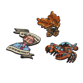 📍 Pin Set #2 - Everything O.A.K., Step Dad, Apparatus  📍