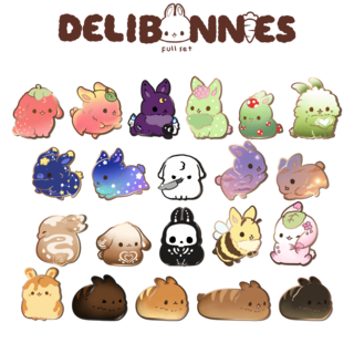 Delibunnies Pins Full Set