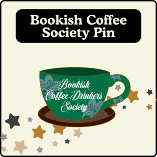 Bookish Coffee Drinkers Pin