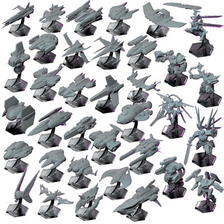 Ship Miniature Bundle (35 Miniatures)