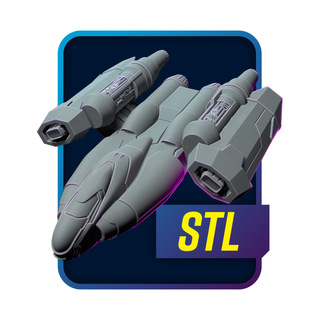 Digital Ship Miniature STL Pack - Bomber Fleet