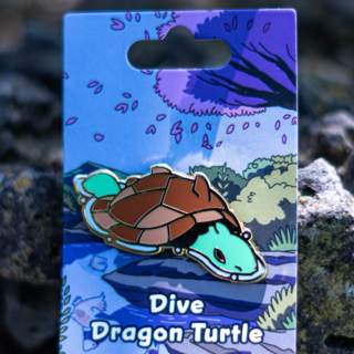 Lurking, Dragon Turtle Pin (022)