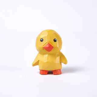 Cico Carved Wooden Little Chicken