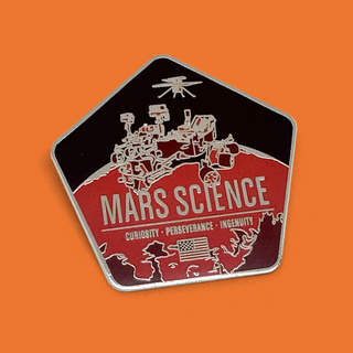 Mars Science Enameled Pin