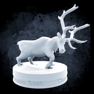 Reindeer Miniature