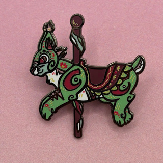 Abrosexual cactus cat pin