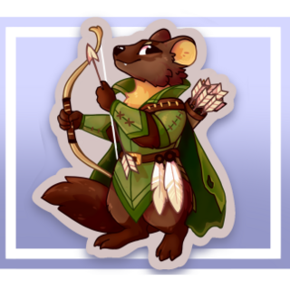 Vinyl Sticker - Everest the Pine Marten