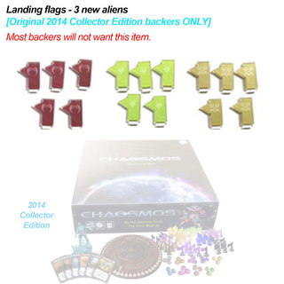 Landing Flags - 3 new aliens [Collector backers ONLY]