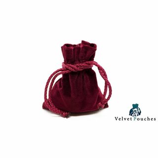 Velvet Pouch - Red