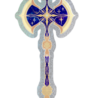 Meteor Axe Sticker