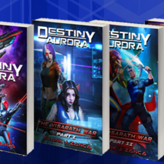 All 4 Destiny Aurora Novels - Signed by the Writer