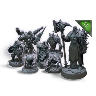 Spawns of the Mindrender Miniature STLs