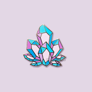 Crystal Cluster Pin