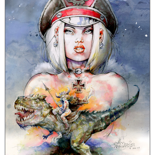 11X17 PRINT Mannion "Dr. Panzer's Girlfriend"