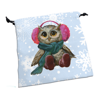 Deluxe Dice Bag: Festive Owls