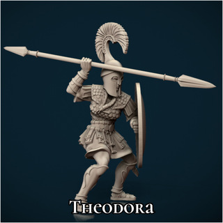 Theodora, Nythalasian Heavy Infantry Soldier