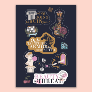 Sticker Page for Spicy Book Lovers - ADDON