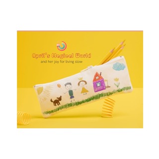 Canvas pencil case