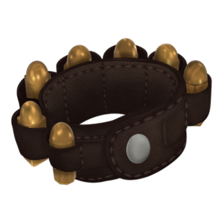 Leather Bandolier Dice Holder