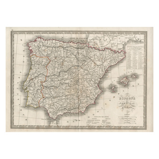 1838 ORIGINAL MAP - 11 - SPAIN