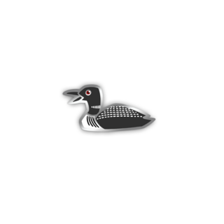 Loon Standard Enamel Pin