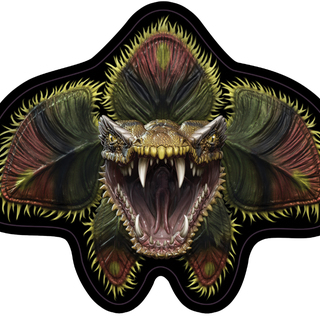 Flower Dragon Sticker